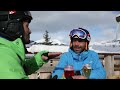 seb michaud, the french ski freerider, is looking for the spot in his project 