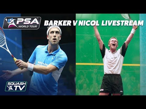 Squash: Pete Barker v Peter Nicol Exhibition