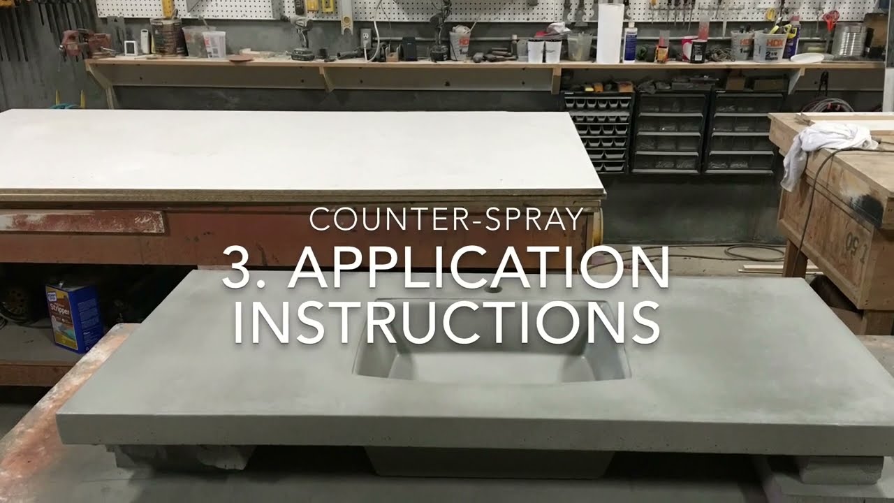 3 Counter Spray Application