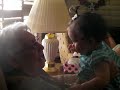 Peyton and Great Grandma Nic.
