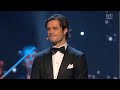 prins carl philip h�ller tal p� idrottsgalan 2012.