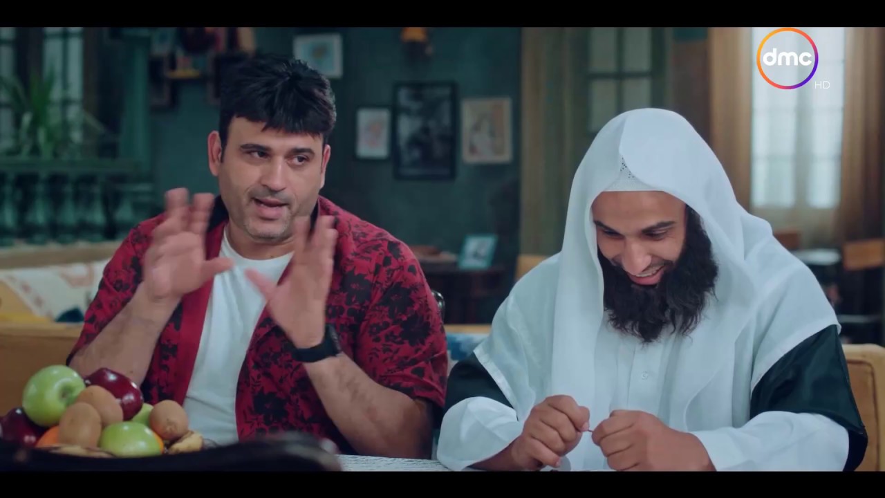 مسلسل رجالة البيت - الشيخ احمد فهمي جه علشان يتصل بالعالم الأخر تليفونيا .. شوف حصل ايه