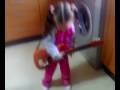Cute Girl Singing - One, Two Buckle My Shoe (rock version)