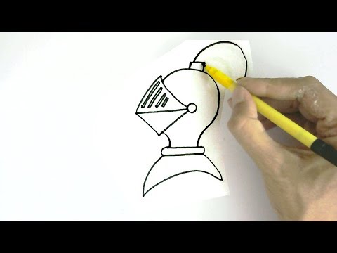video-linktoworks-How to draw Knight in easy steps for children, kids ...