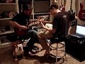 Blues jam session with my brother and Dad.