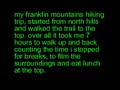 franklin mnts trail hike