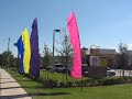 Grand Opening Flags for Fast Food Restaurants