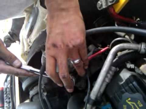 how to replace alternator jeep grand cherokee