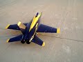 Exceed RC F-18 C Review, Formation Flying and Crash!