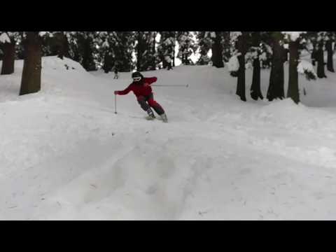 Narkanda. Скоростные спуски на лыжах