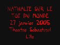 philippe despature interpr�te tous les personnages de la pi�ce.
l'histoire : nicolas est amoureux de son amie nathalie depuis 8 ans, mais n'a jamais os� le lui dire... ils partent en week-end avec des amis.
extrait : jean-pierre arrive au chalet o� sont r�unis ses amis. ils s'appr�tent � passer � table.

au th��tre de m�nilmontant � paris jusqu'au 31/12/07.
tapez le titre dans un moteur de recherche, et appr�ciez les critiques !