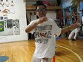 Capoeira kick sequence