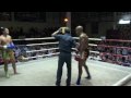 Cyrus Washington (Tiger Muay Thai) knocks out his opponent via spinning back kick