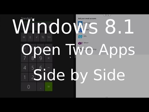 how to snap two windows side by side windows 8