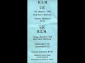 R.E.M. (PSA) Bad Day, I Belive, (demos) 1986 R.E.M. (PSA) Bad Day, I Belive, (demos) 1986