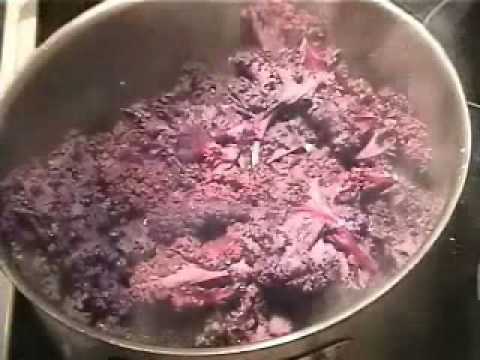 how to cook purple kale