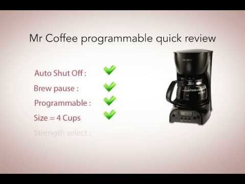 Mr coffee programmable drip coffee maker quick review
