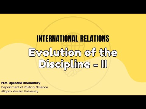 Evolution of the Discipline-II