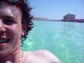 Floating in the Dead Sea, Israel