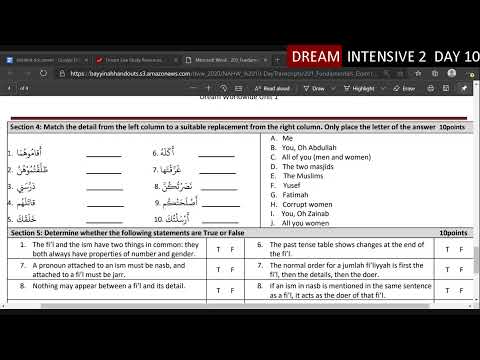 Dream Intensive 2 Q & A