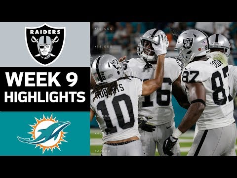 Video: Raiders vs. Dolphins | NFL Week 9 Game Highlights