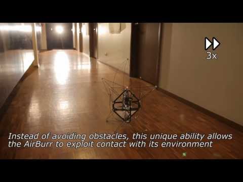 mit Robot Electronics Autonomy - The AirBurr is an autonomous flying robot specifically designed for missions in difficult, confined environments with minimal sensing. Inspired by the simple...