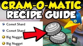 BEST CRAM-O-MATIC RECIPE GUIDE! Rare Items - Kurt Balls - Bottle Caps - Wishing Pieces - Rare Candy by Verlisify