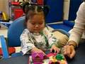 Katalina doing her occupational therapy