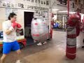 MMA, training, speed bag, boxing, punching bag, video2