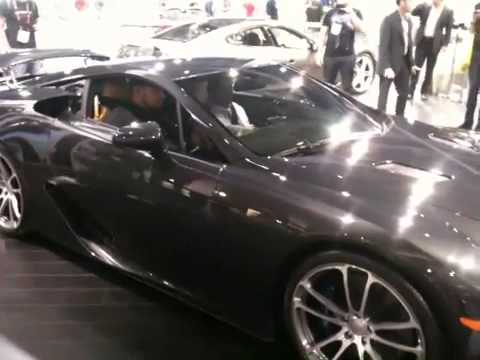 Carlos Silva Testing out a New Lexus LFA at SEMA