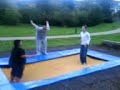 Trampolin Sprung