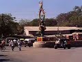 Motorcycle touring in India, small town Maharastra