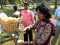 Gol Gappa snack at India gate, New Delhi, India