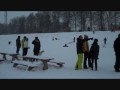 Sneeuwpret aan de Ringvaart in Nieuwerkerk