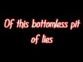 Evanescence- Sick lyrics (real pitch)