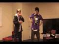 Feng freestyling to Dtrix's beat boxing