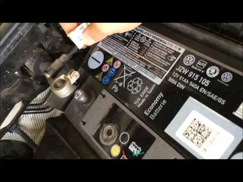 how to change battery in vw touareg