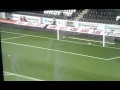 Jone Samuelsen: Unbelievable header from own half