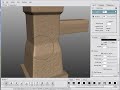 Sculpting a pillar using Mudbox