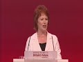 Hazel Blears speaks to Labour Party Conference Hazel Blears speaks to Labour Party Conference