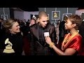 J. Cole on the Red Carpet at 54th GRAMMY Awards
