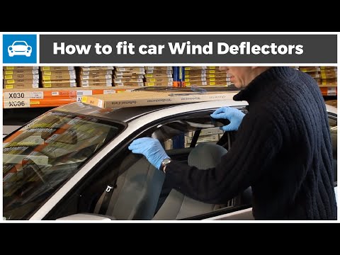 how to fit heko wind deflectors