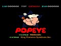 played to popeye complete. nintendo 1982