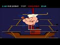 played to popeye complete. nintendo 1982