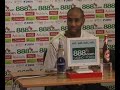 Kanouté tras el entrenamieto Kanouté tras el entrenamieto