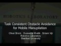 Task-Consistent Obstacle Avoidance for Mobile Manipulation