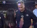Tracy Wolfson Talks With Mark Richt After Win Over Auburn Tracy Wolfson Talks With Mark Richt After Win Over Auburn