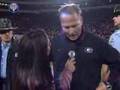 Tracy Wolfson Talks With Mark Richt After Win Over Auburn