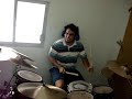 drum part from the mars voltas viscera eyres played by javo.
please check out my band
www.myspace.com/disforiaband