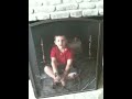 Bancker in fifi's fireplace